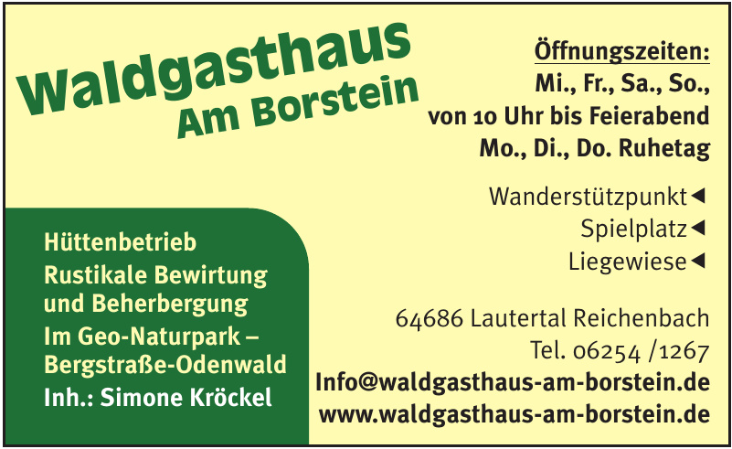 Waldgasthaus Am Borstein