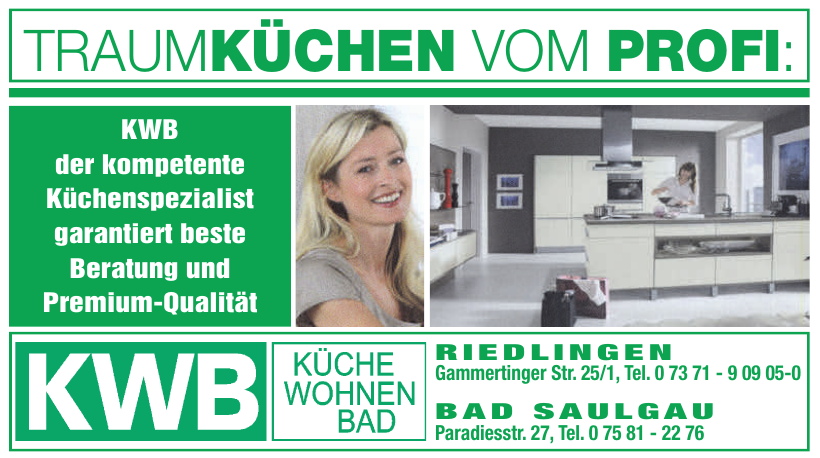 KWB - Küchen Wohnen Bad KWB - Küchen Wohnen Bad