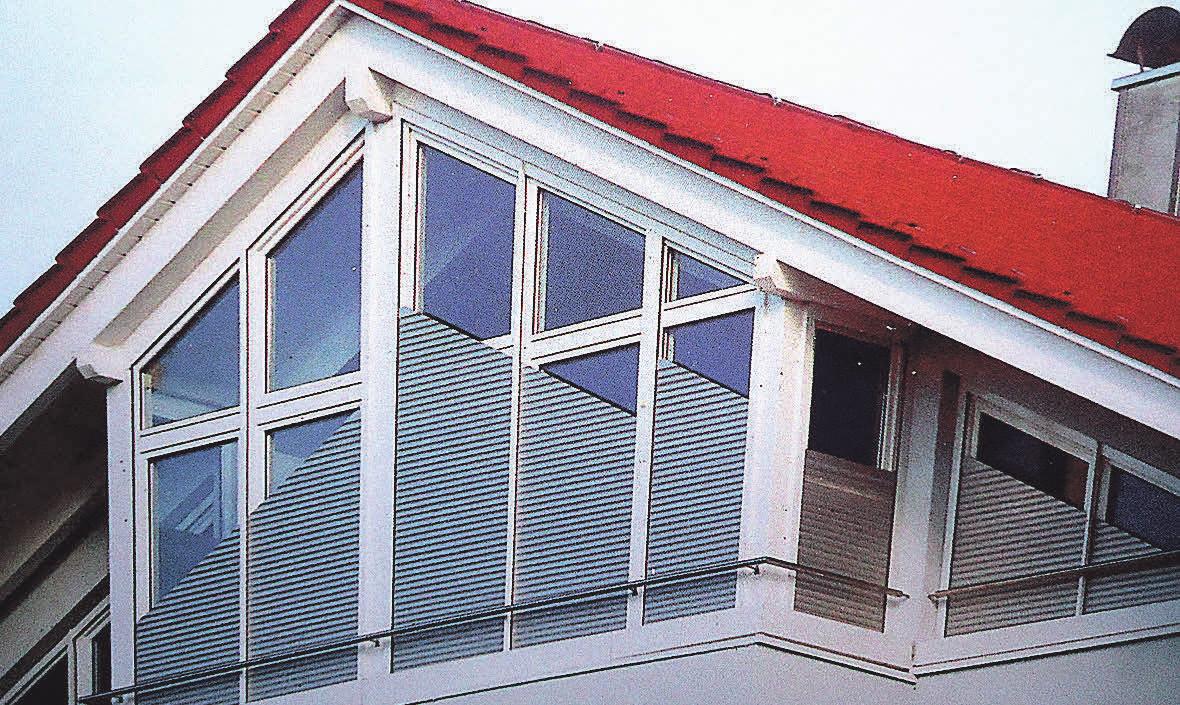 Asymmetrische Rollläden gewinnen immer mehr an Bedeutung. Foto: Heim und Haus Asymmetrische Rollläden gewinnen immer mehr an Bedeutung. Foto: Heim und Haus