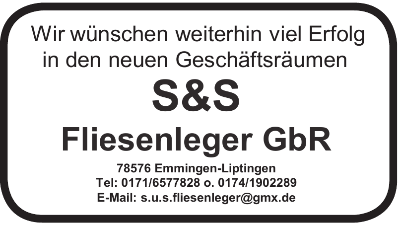 S & S Fliesenleger GbR S & S Fliesenleger GbR