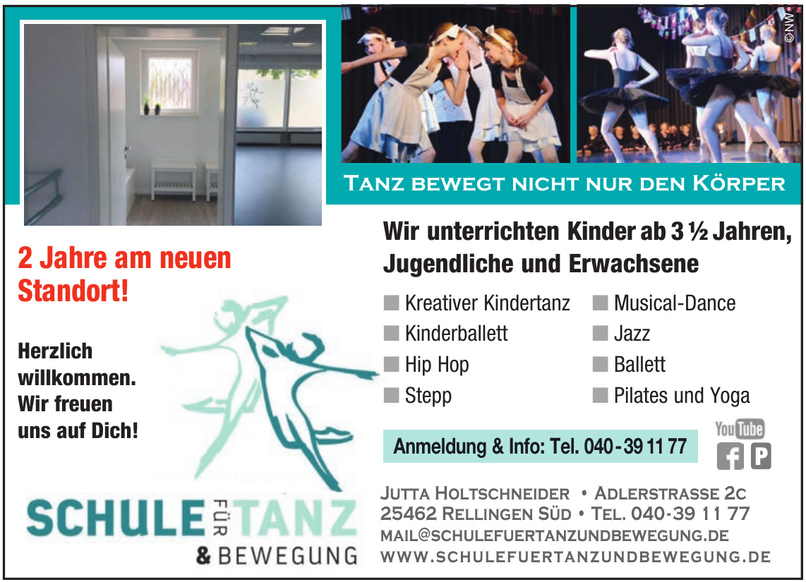 Schule für Tanz und Bewegung Jutta Holtschneider Schule für Tanz und Bewegung Jutta Holtschneider