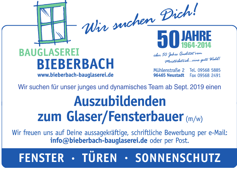 Bieberbach Bauglaserei Bieberbach Bauglaserei