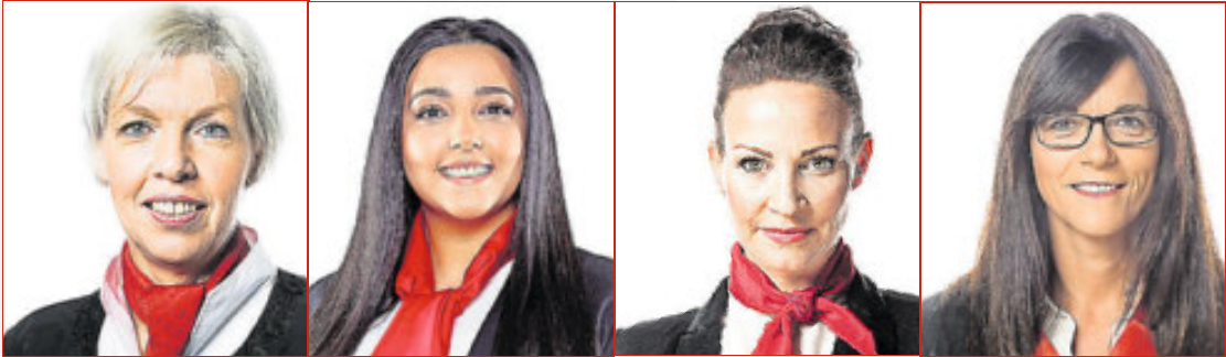 Gabriele Hermann (erste Ansprechpartnerin), Alberina Karaxha (Interessentenbetreuerin), Melanie Schuh (Maklerin) und Alexandra Jochum (Versicherungsexpertin) begleiten Sie bei #DeinHeimvorteil gerne auf dem Weg zu Ihren Wohn- und Lebensträumen. Foto: Kreissparkasse Saarpfalz Gabriele Hermann (erste Ansprechpartnerin), Alberina Karaxha (Interessentenbetreuerin), Melanie Schuh (Maklerin) und Alexandra Jochum (Versicherungsexpertin) begleiten Sie bei #DeinHeimvorteil gerne auf dem Weg zu Ihren Wohn- und Lebensträumen. Foto: Kreissparkasse Saarpfalz