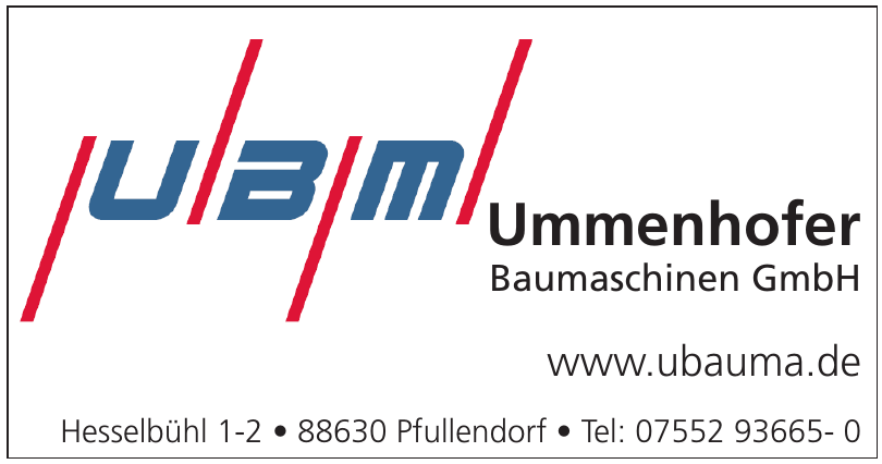 Ummenhofer Baumaschinen GmbH Ummenhofer Baumaschinen GmbH