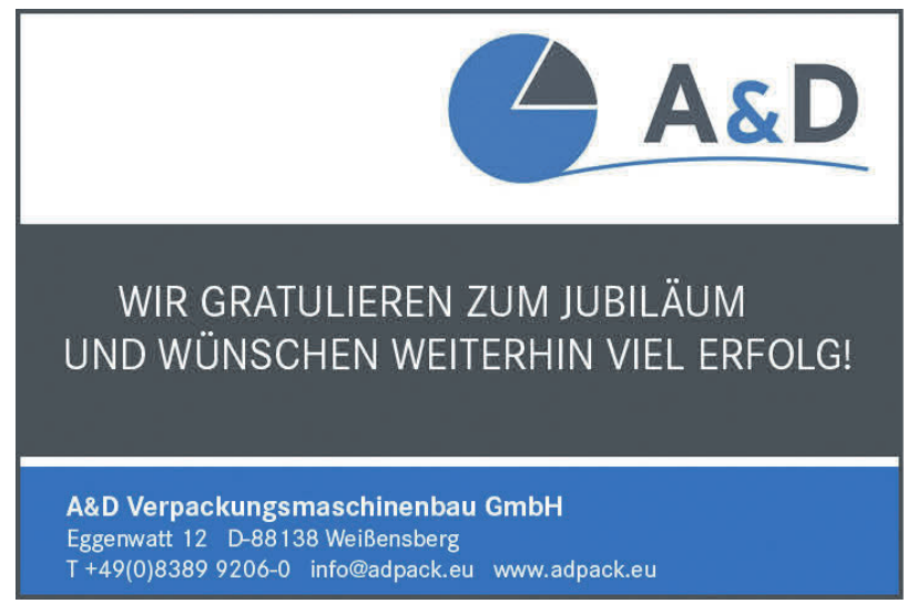Intensivpflegedienst Lebenswert GmbH A & D Verpackungsmaschinenbau GmbH
