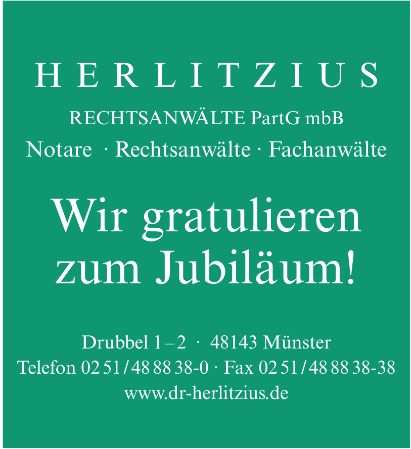Herlitzius Rechtsanwälte PartG mbB Herlitzius Rechtsanwälte PartG mbB