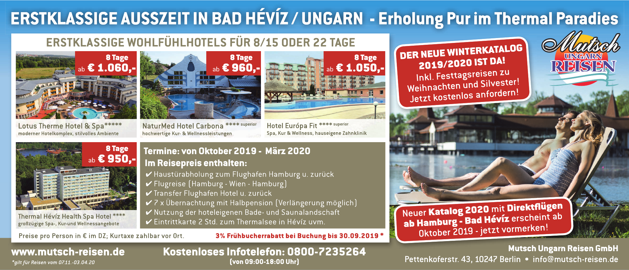 Mutsch Ungarn Reisen GmbH Mutsch Ungarn Reisen GmbH