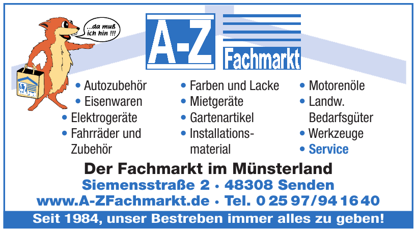 A-Z Fachmarkt A-Z Fachmarkt
