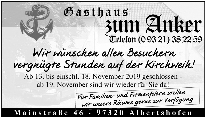 Gasthaus zum Anker Gasthaus zum Anker