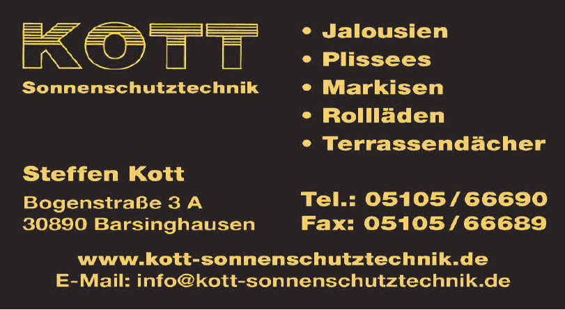 Kott Sonnenschutztechnik Kott Sonnenschutztechnik