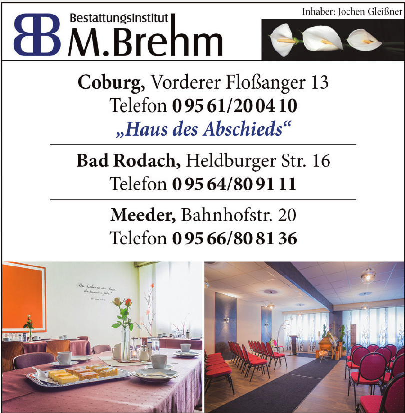 Bestattungsinstitut M. Brehm Bestattungsinstitut M. Brehm