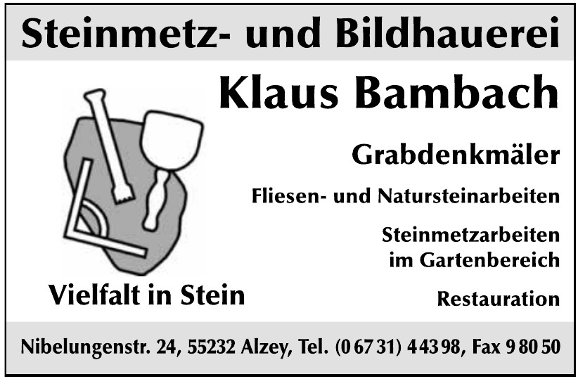 Steinmetz- und Bildnauerei Klaus Bambach