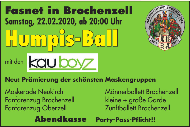 Fasnet in Brochenzell Fasnet in Brochenzell