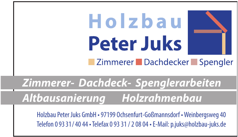 Holzbau Peter Juks GmbH Holzbau Peter Juks GmbH