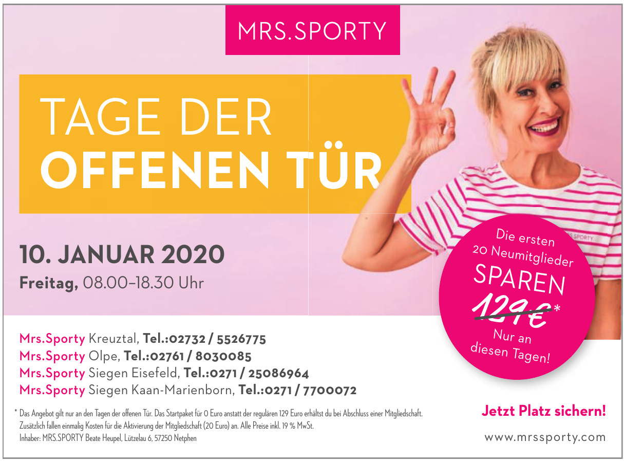 Mrs.Sporty Mrs.Sporty