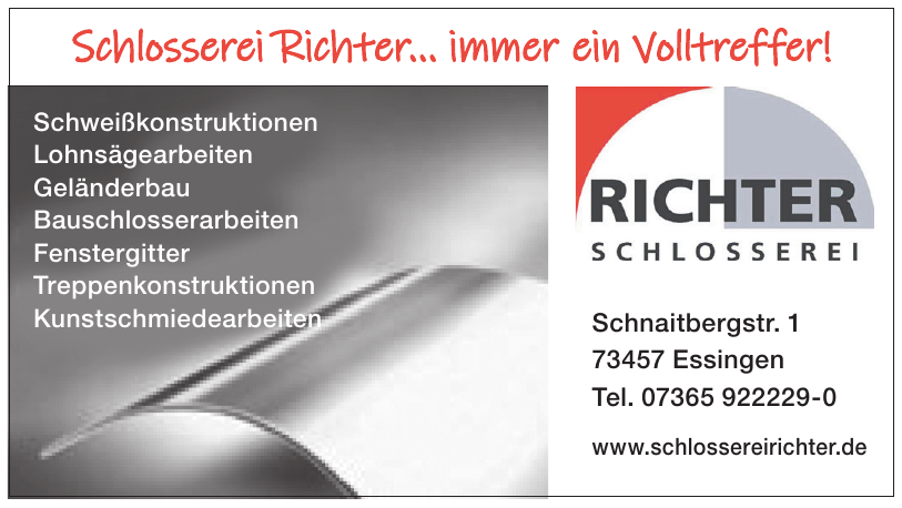 Schlosserei Richter Schlosserei Richter