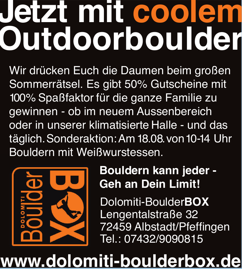 Dolomiti Boulderbox Dolomiti Boulderbox