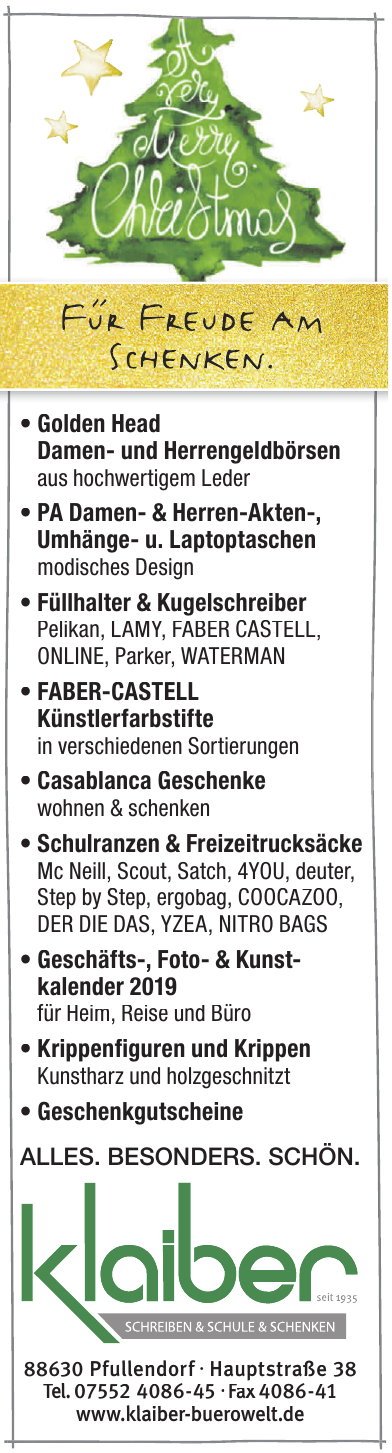 Klaiber Bürowelt OHG Klaiber Bürowelt OHG