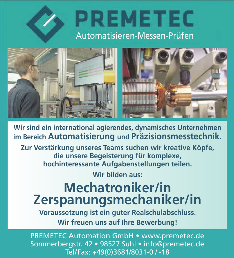 Premetec Automation GmbH Premetec Automation GmbH
