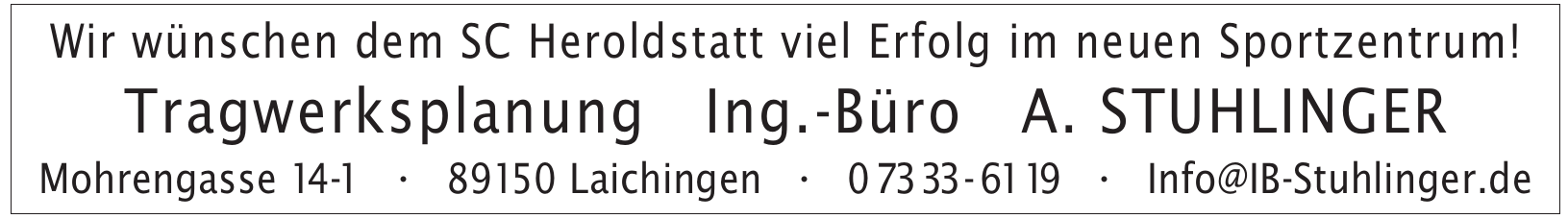 IB A. Stuhlinger IB A. Stuhlinger