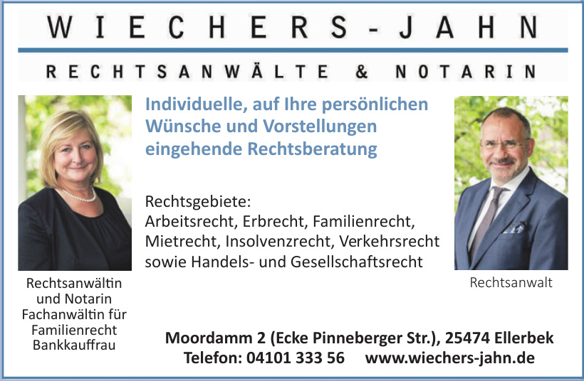 Wiechers-Jahn GbR – Rechtsanwälte und Notarin