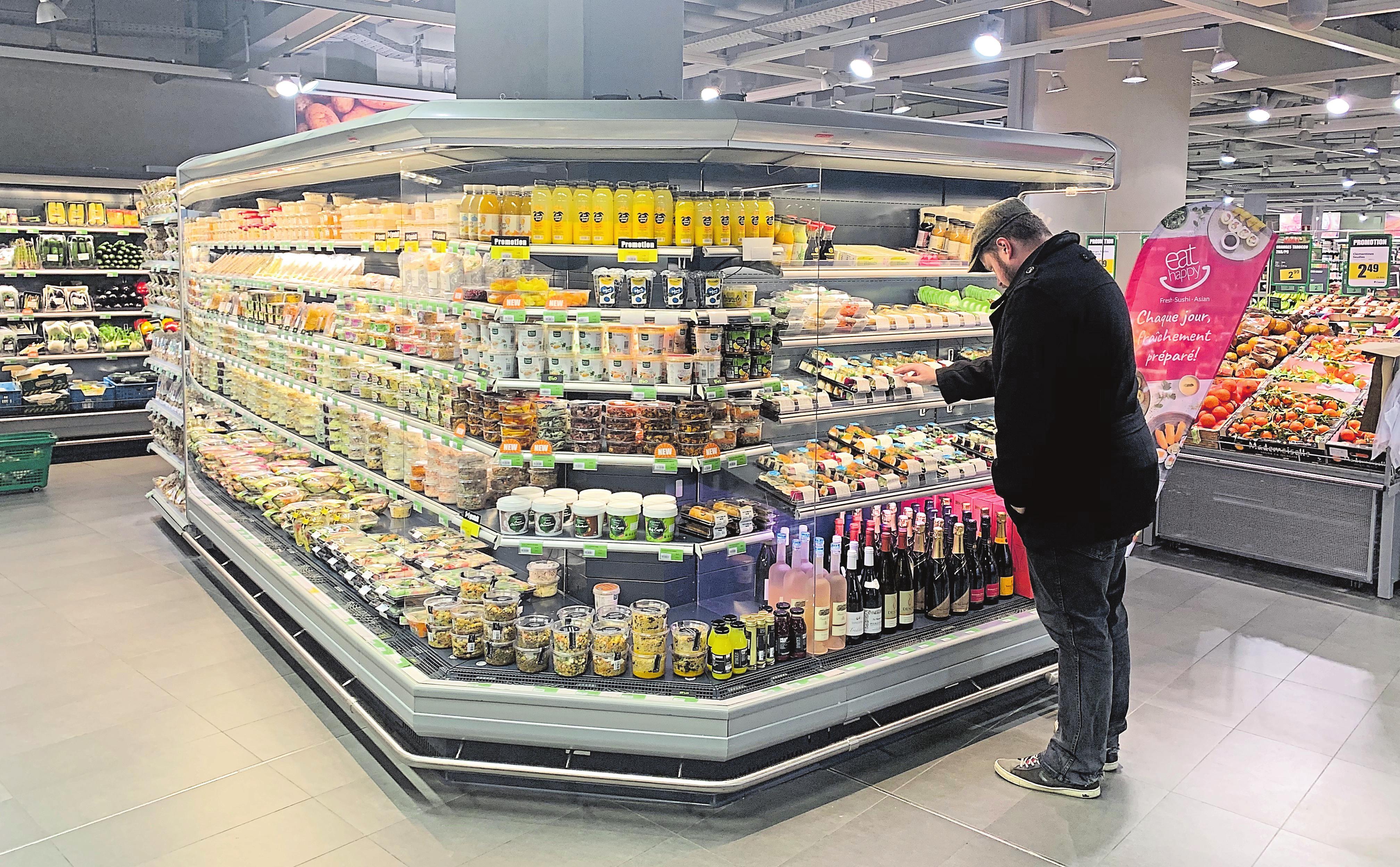 Im Rahmen der Neuorganisation der Verkaufsfläche der Cactus-Geschäfte findet man in den meisten Filialen auch das Convenience Food in einem Bereich versammelt.