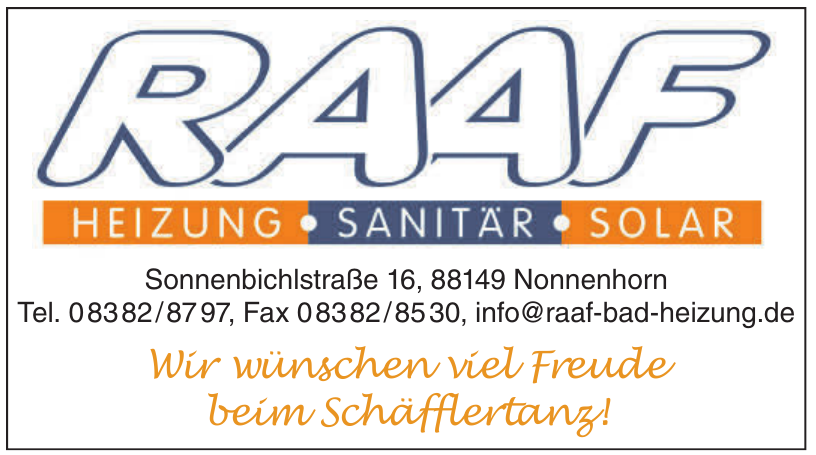 Raaf Georg Heizung - Sanitär - Solar Raaf Georg Heizung - Sanitär - Solar