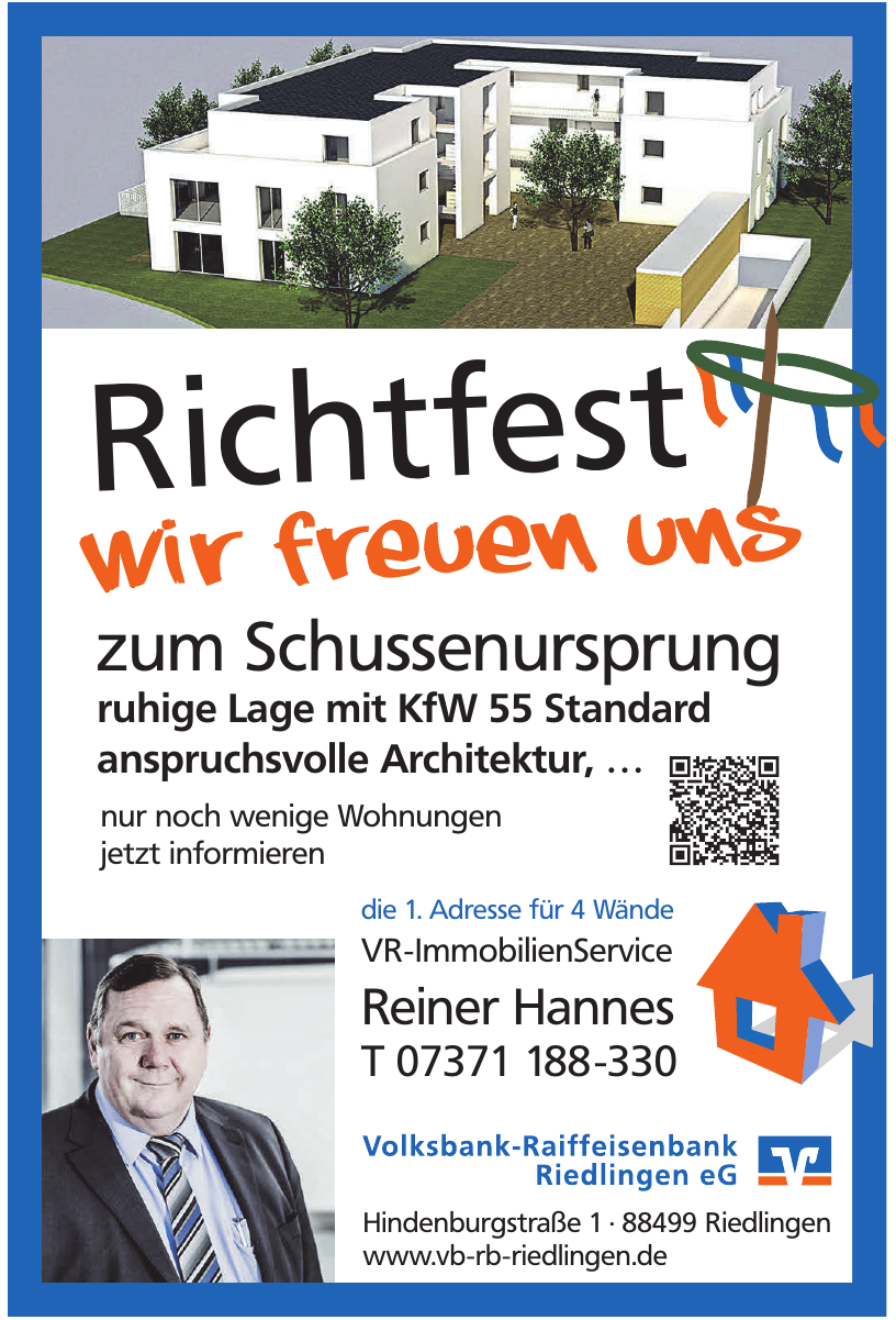Volksbank-Raiffeisenbank Riedlingen eG Volksbank-Raiffeisenbank Riedlingen eG