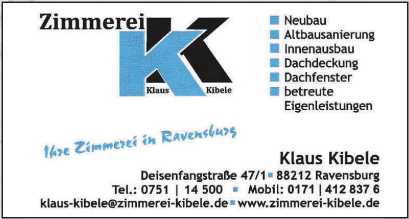 Zimmerei Klaus Kibele Zimmerei Klaus Kibele
