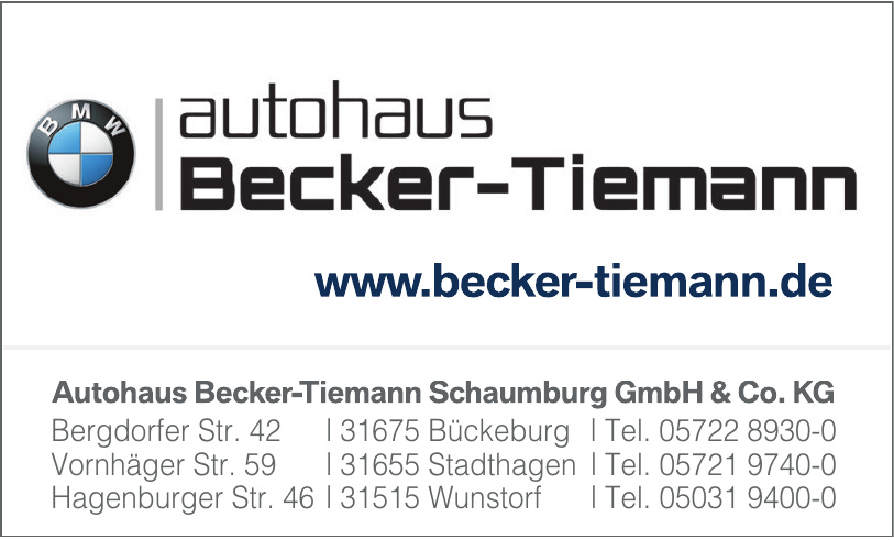 Autohaus Becker-Tiemann Schaumburg GmbH & Co. KG