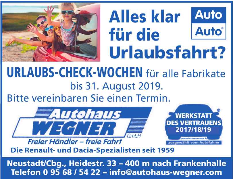 Autohaus Wegner GmbH Autohaus Wegner GmbH