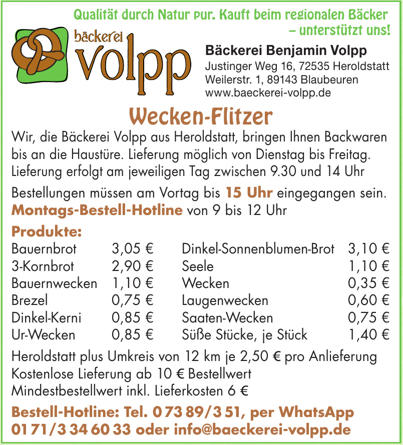 Bäckerei Benjamin Volpp Bäckerei Benjamin Volpp