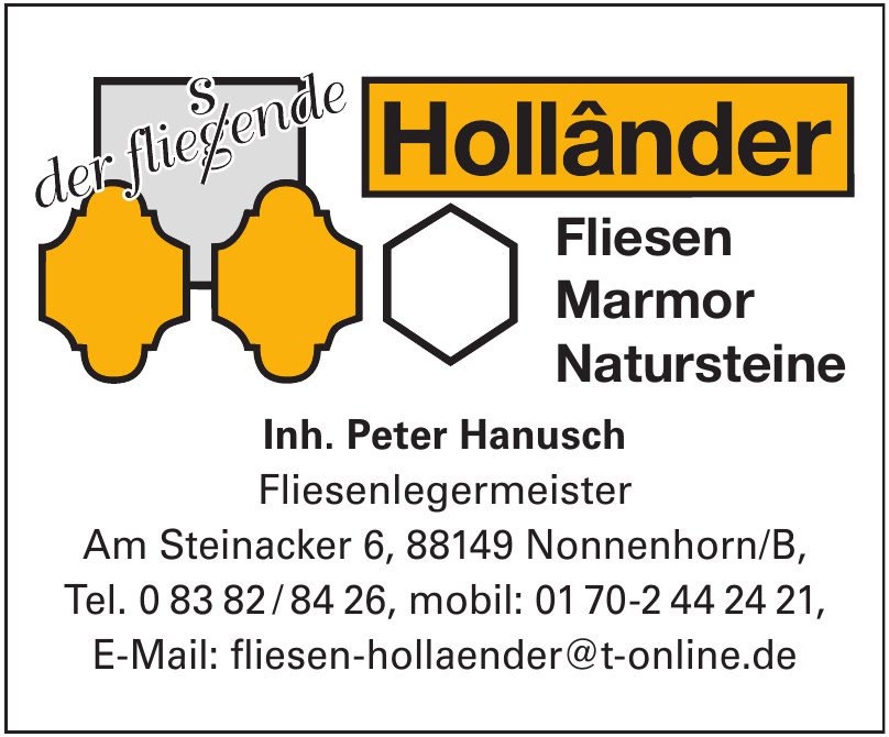 Inh. Peter Hanusch Inh. Peter Hanusch