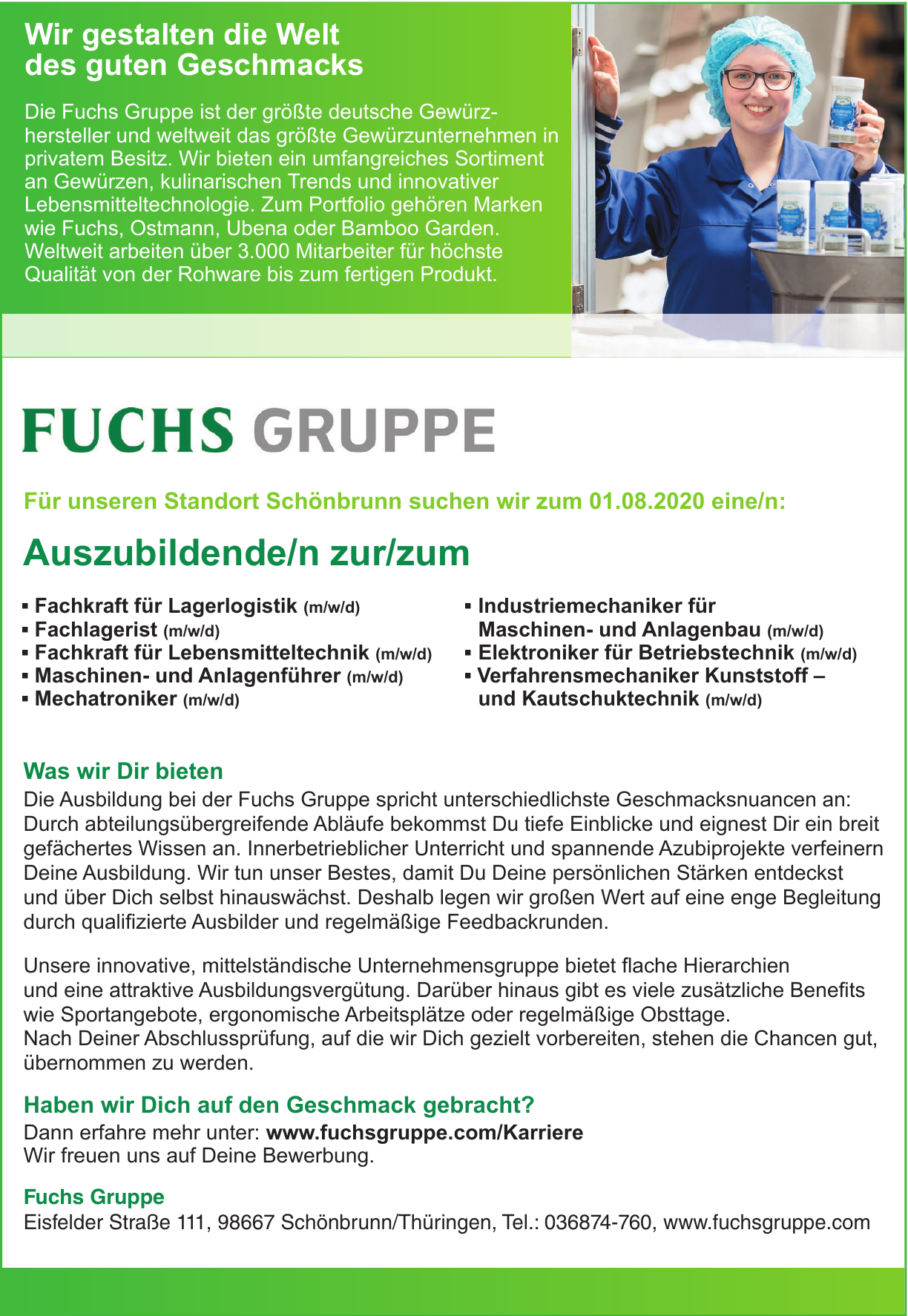 Fuchs GmbH & Co. KG Fuchs GmbH & Co. KG