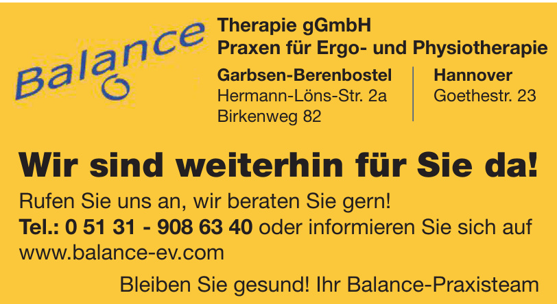 Balance Therapie gGmbH Balance Therapie gGmbH