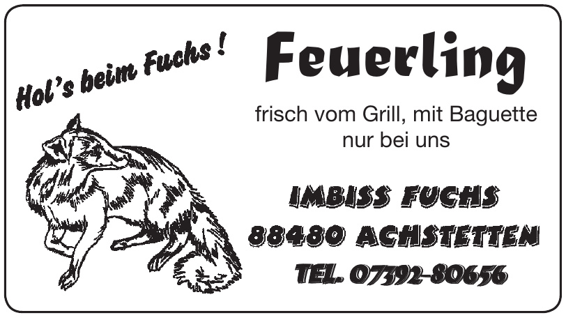 Imbiss Fuchs Imbiss Fuchs