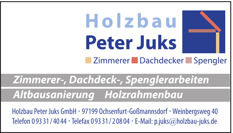 Holzbau Peter Juks GmbH Holzbau Peter Juks GmbH