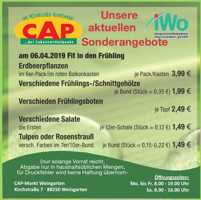 CAP-Markt Weingarten CAP-Markt Weingarten
