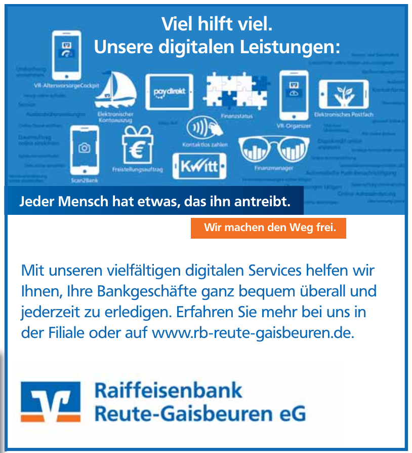 Raiffeisenbank Reute-Gaisbeuren eG Raiffeisenbank Reute-Gaisbeuren eG