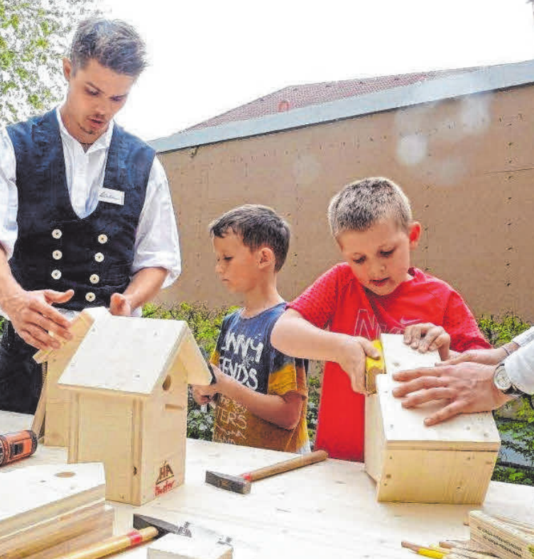 Und für die jüngsten Besucher gibt’s Mitmach-Aktionen. Und für die jüngsten Besucher gibt’s Mitmach-Aktionen.