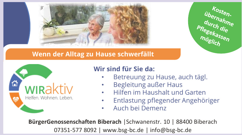 BürgerGenossenschaften in Biberach BürgerGenossenschaften in Biberach