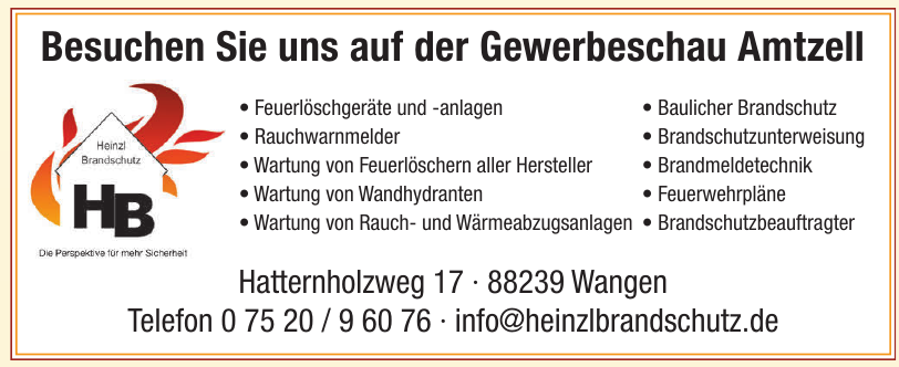 Heinzl Brandschutztechnik GmbH Heinzl Brandschutztechnik GmbH