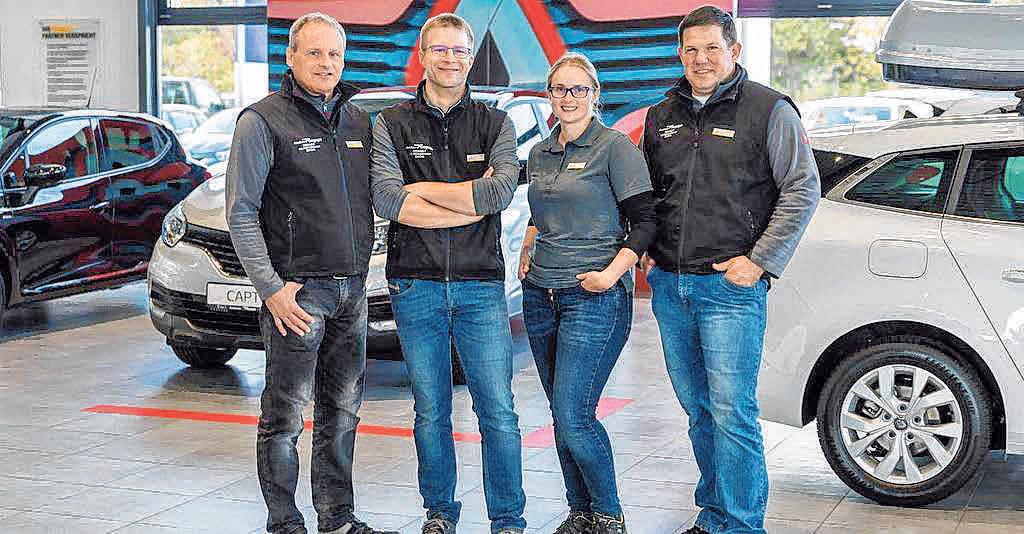 Das Serviceteam des Autohauses. FOTO: PRIVAT Das Serviceteam des Autohauses. FOTO: PRIVAT