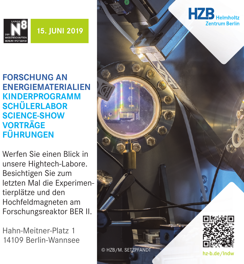 HZB Helmholtz Zentrum Berlin HZB Helmholtz Zentrum Berlin