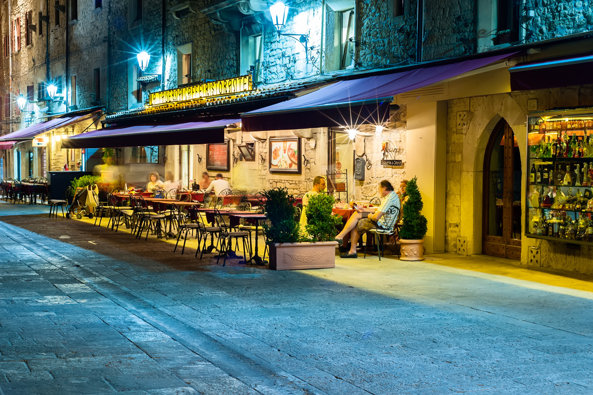 Straßencafé von San Marino © Bildagentur PantherMedia / taratata