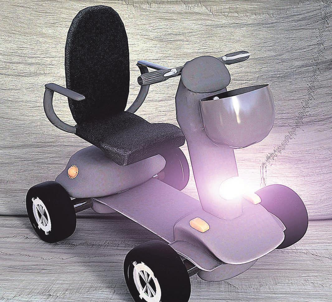Mit diesem Fahrzeug wird es geheingeschränkten oder pflegebedürftigen Menschen ermöglicht, weiterhin mobil zu bleiben. Mit diesem Fahrzeug wird es geheingeschränkten oder pflegebedürftigen Menschen ermöglicht, weiterhin mobil zu bleiben.