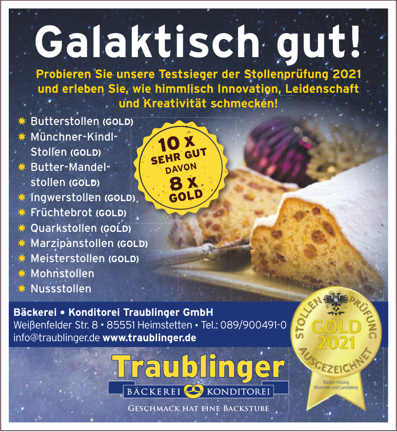 Bäckerei • Konditorei Traublinger GmbH 