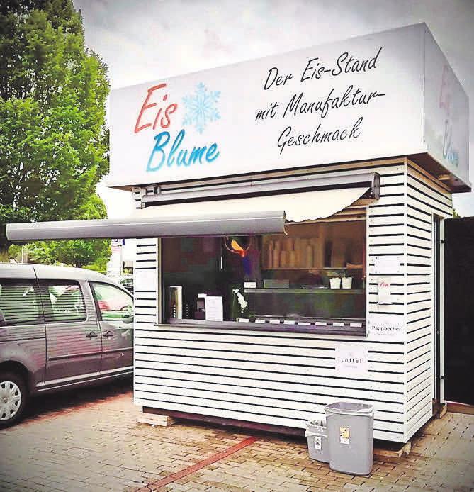 Auch in Pattensen direkt, auf dem Center-Parkplatz steht eine „Eisbude“ von Frank Blume. Auch in Pattensen direkt, auf dem Center-Parkplatz steht eine „Eisbude“ von Frank Blume.