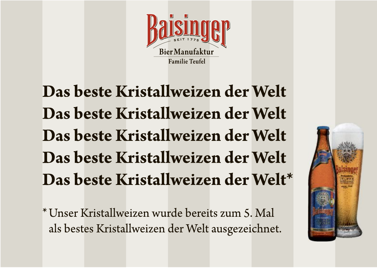 Bier Manufaktur Baisinger Bier Manufaktur Baisinger