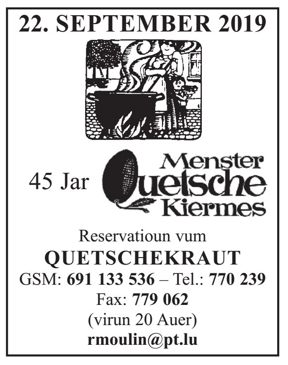 Menster Quetsche Kiermes